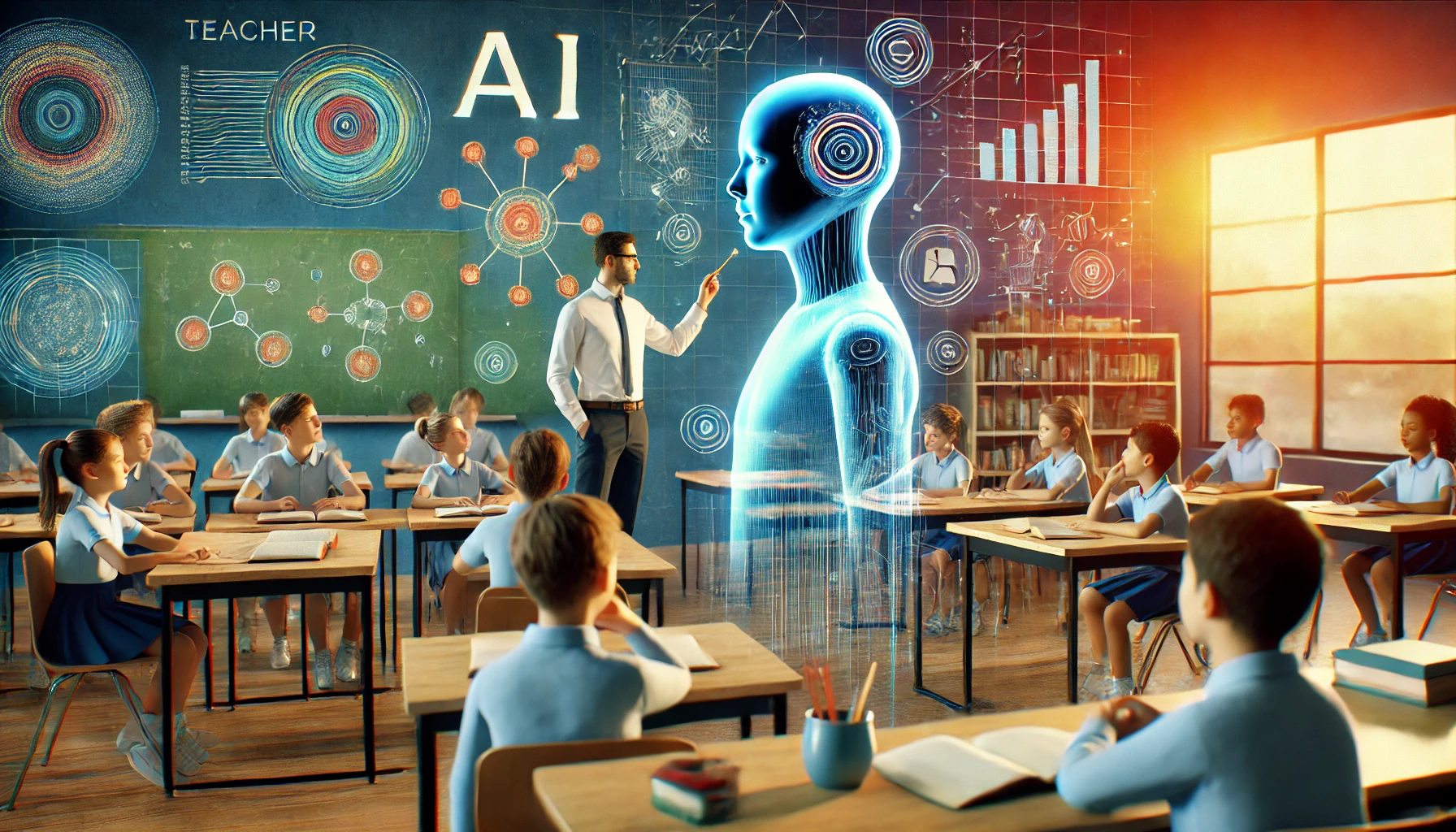 What AI Says About Education - Will AI Replace Teachers.webp